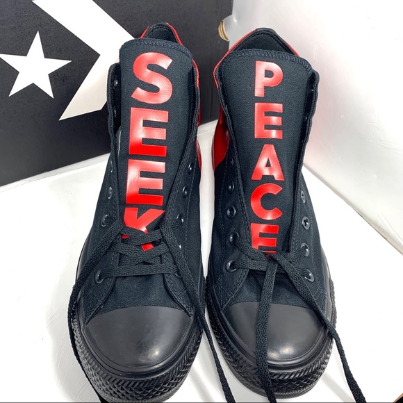 New: Converse Chuck Taylor All Star SEEK PEACE - Picture 2 of 10